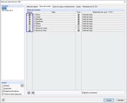 Cuadro de diálogo "Selección del informe de impresión", pestaña "Datos del modelo"