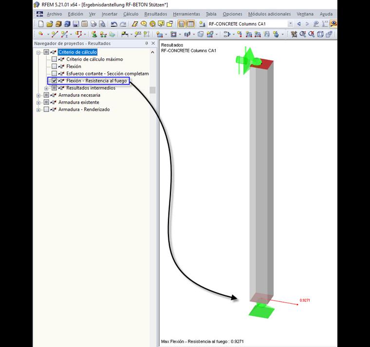 Criterio de diseño que indica la posición x relevante