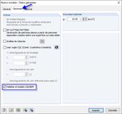Activación de la opción CAD/BIM después de seleccionar el archivo para importar