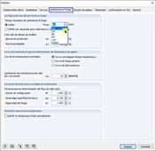 Configuración detallada para la resistencia al fuego