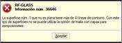 Aviso sobre las líneas de contorno