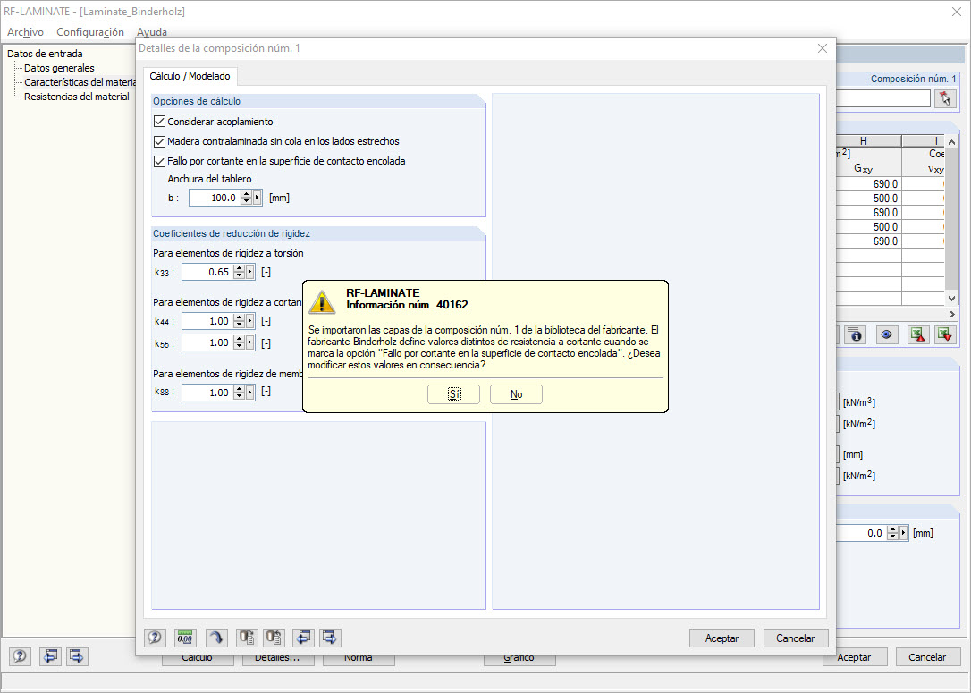 Nota sobre el fallo por cortante