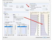 Configuración de turbulencia en RFEM o RSTAB
