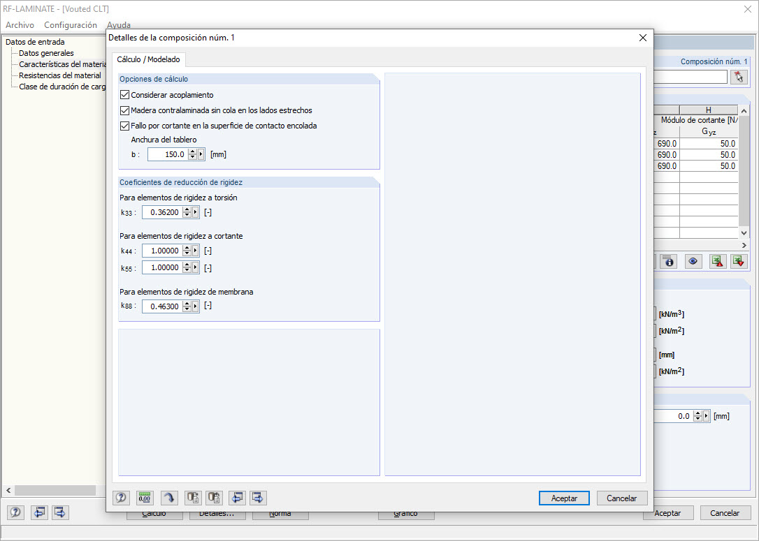 fallo por cortante en la superficie de contacto encolada