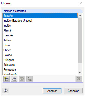Idiomas existentes