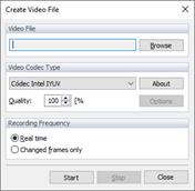 Crear archivo de vídeo ("Create Video File")