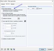 Activación de las opciones de búsqueda de la forma