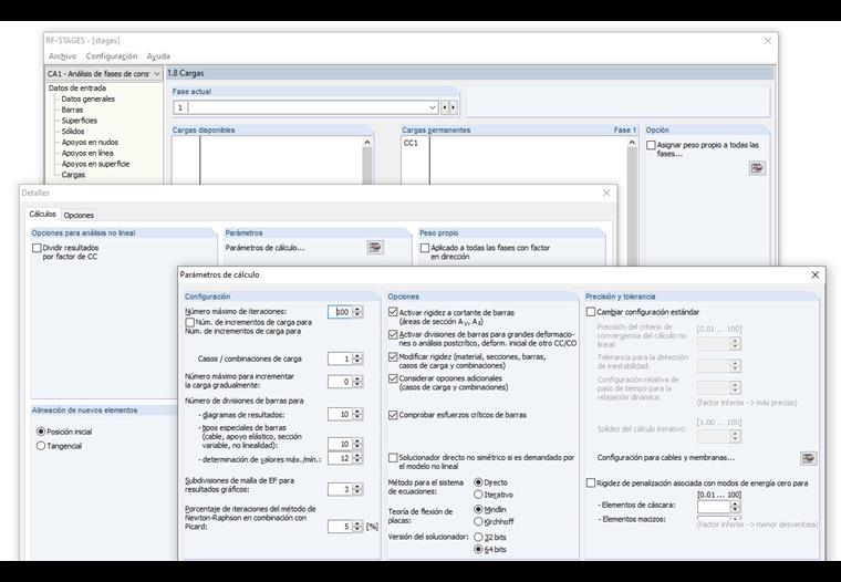 ETAPAS - Parámetros de cálculo