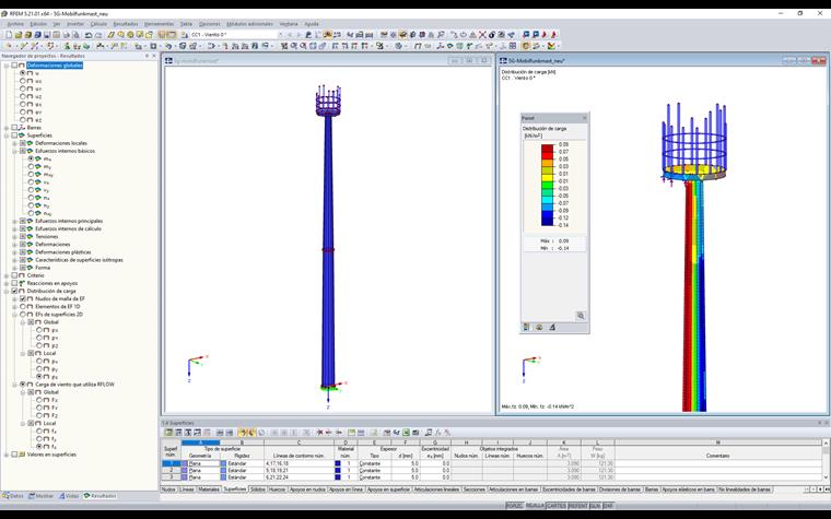 Ejemplo de RFEM para poste 5G