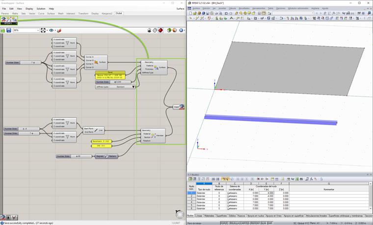 Export von Grasshopper nach RFEM