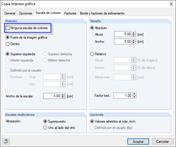 Visualización de la escala de colores