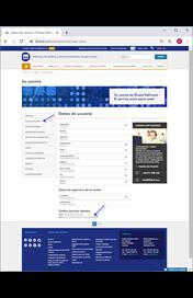 Identidad en el servicio web de la cuenta de Dlubal 