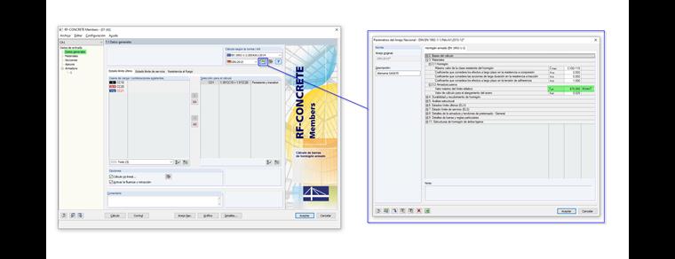 Estándar definido por el usuario - Ajuste de fyk