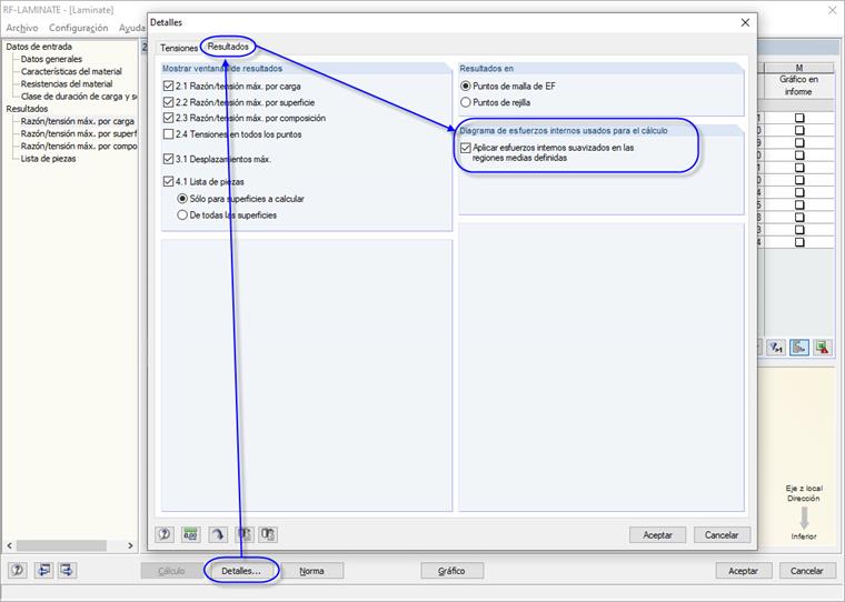 Activación de regiones medias en RF-LAMINATE