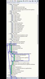 Distribución de esfuerzos internos/tensiones en RFEM