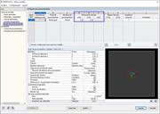 Cuadro de diálogo de entrada 1.5 con la definición de las dimensiones del pilar para barras acopladas