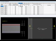 Cuadro de diálogo "1.4 Armadura longitudinal" con la configuración de recubrimiento de hormigón