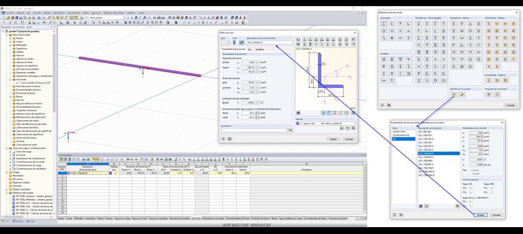 Uso de una nueva tabla de secciones definida por el usuario