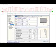 Cuadro de diálogo de resultados 2.4 que muestra la armadura necesaria por posición x