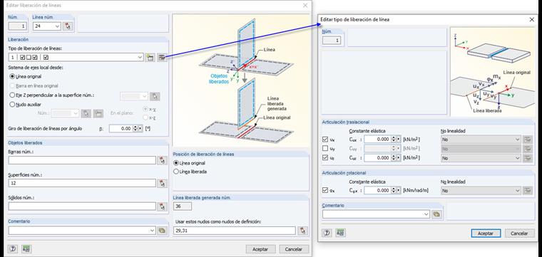 Posible definición de la unión entre las superficies de fachada y los elementos de la estructura principal