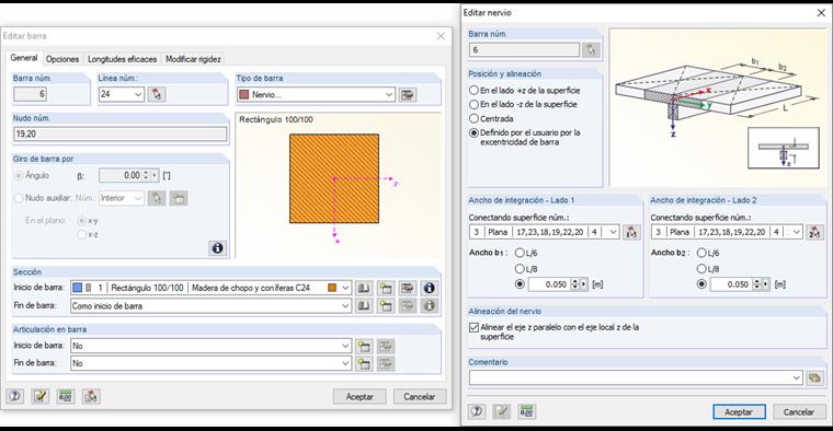 Ancho de integración del nervio