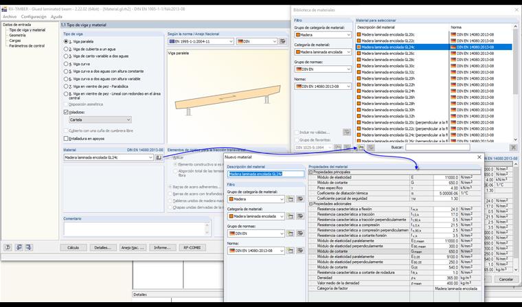Librería de materiales