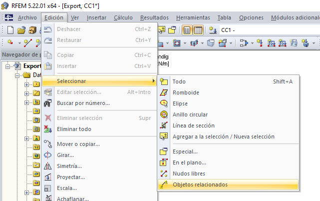 Seleccionar objetos relacionados
