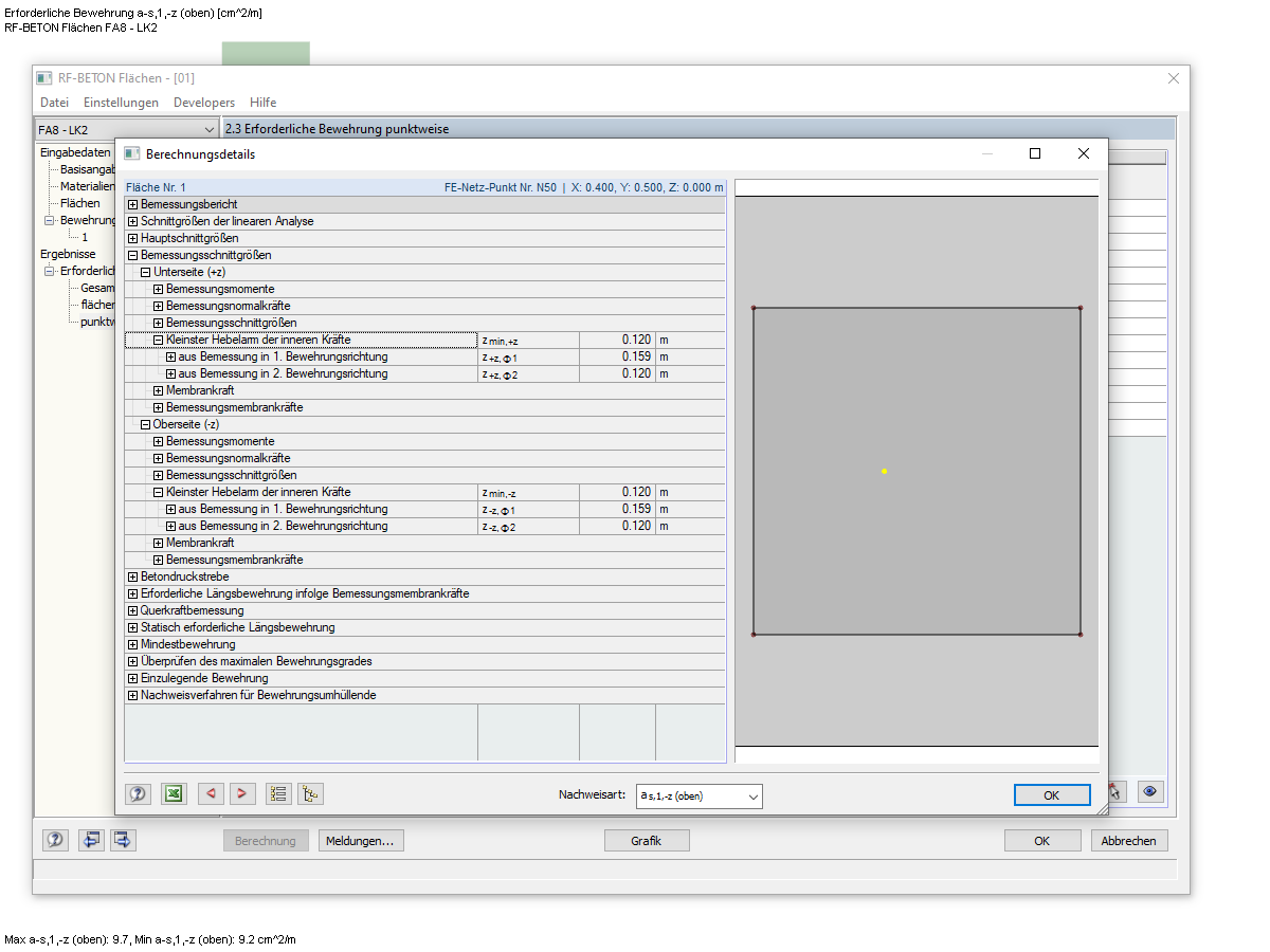 Brazo de palanca con carga de fuerza axial