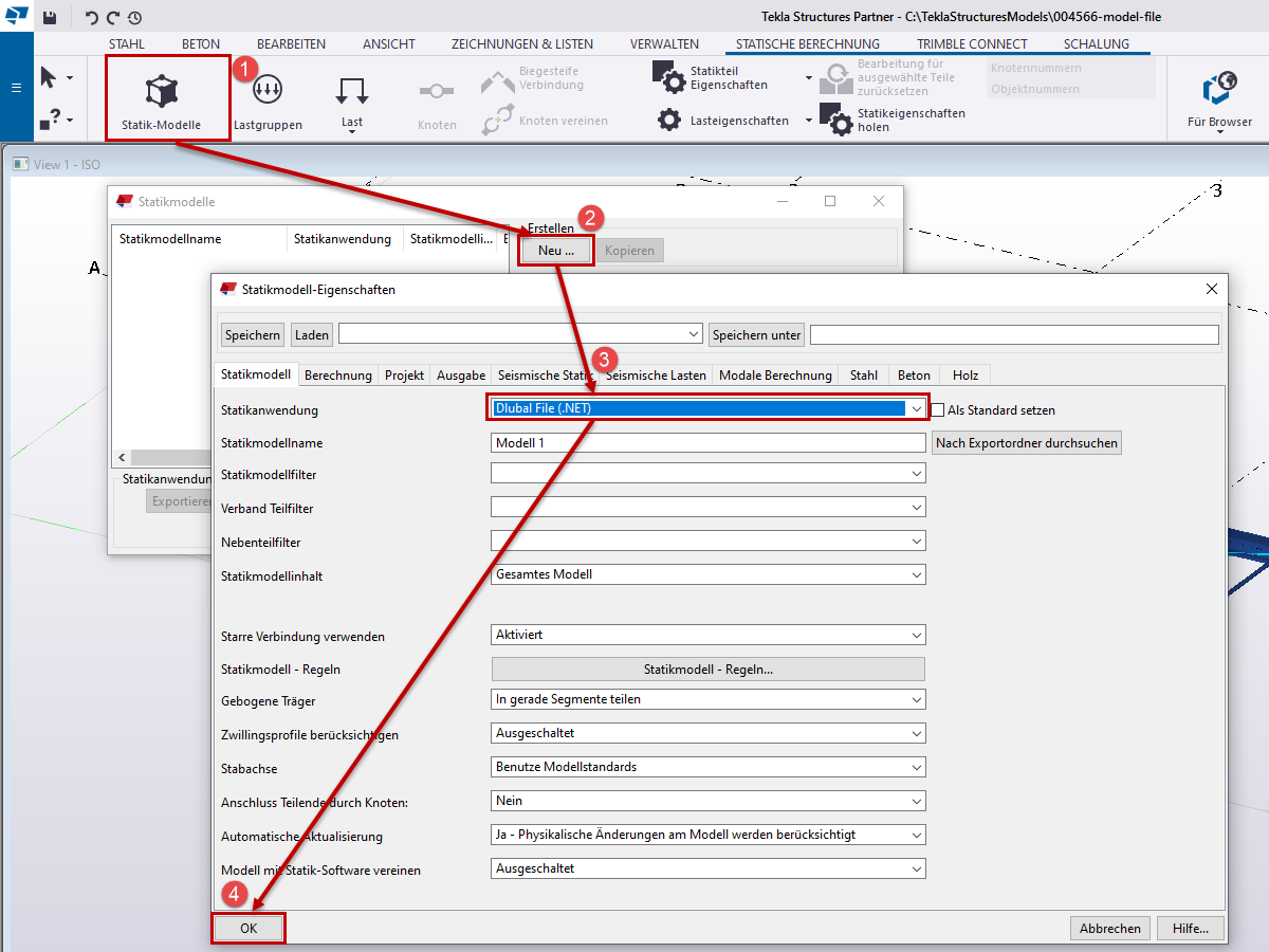 Crear modelo estructural