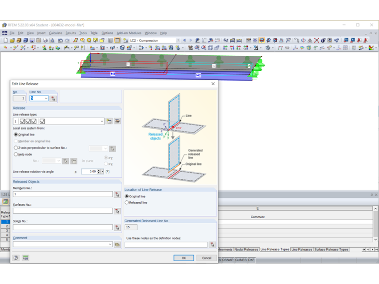 Liberación de línea 1