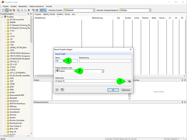 Secuencia recomendada para introducir datos con una ruta de archivo modificada