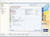 Configuración para el cálculo no lineal en el estado límite de servicio