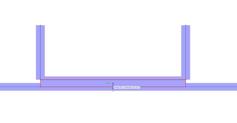 Conexión usando contacto sólido