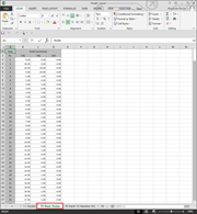Coordenadas de malla de elementos finitos exportadas en Excel