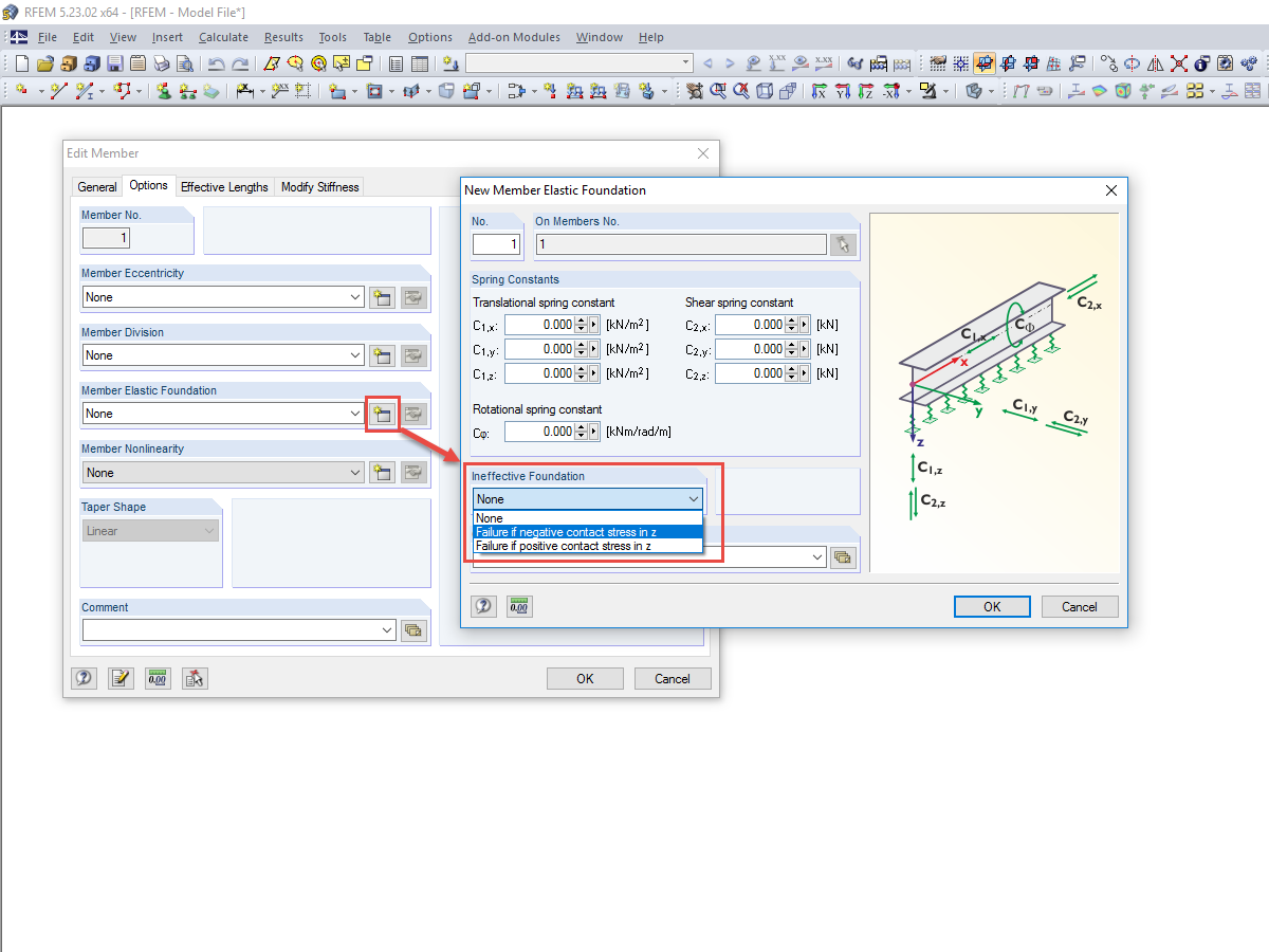 Fallo del apoyo elástico de la barra