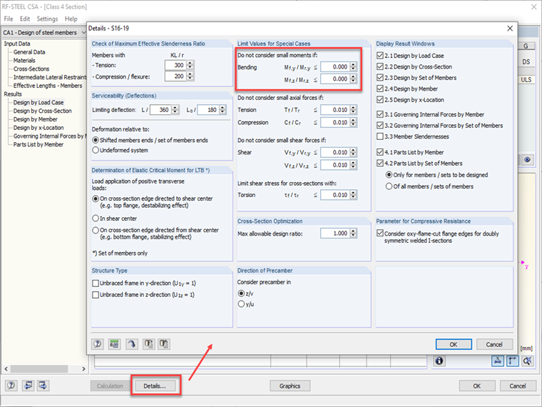 Sección CSA S16 Clase 4