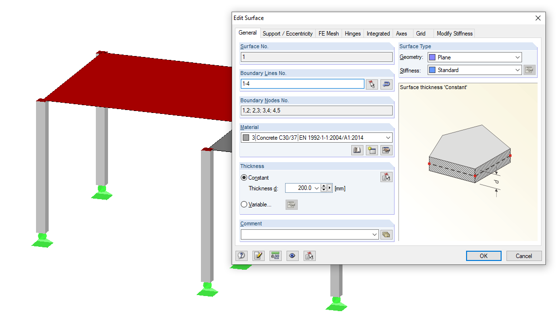 Selección de líneas de contorno