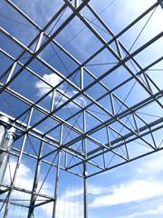 Estructura espacial de la cubierta (© Bollinger+Grohmann)