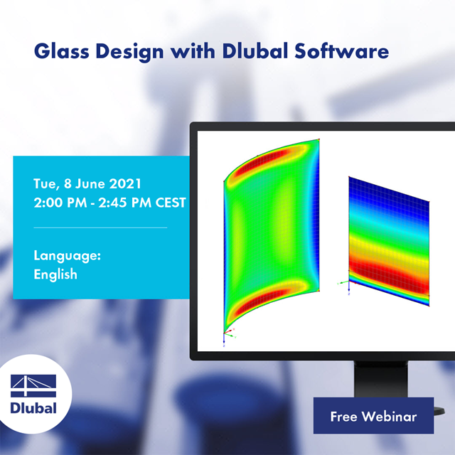 Diseño de vidrio con Dlubal Software