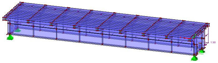 Método de sustitución de las superestructuras del puente K5 en la construcción de acero