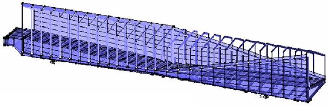 Diseño de puente peatonal de acero según normas SIA