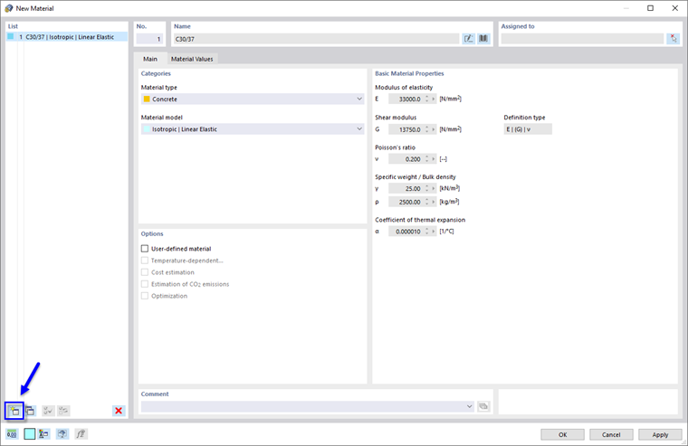 Creación de un nuevo material