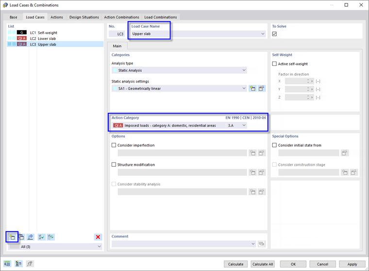 CC3: Sobrecarga de uso en losa superior