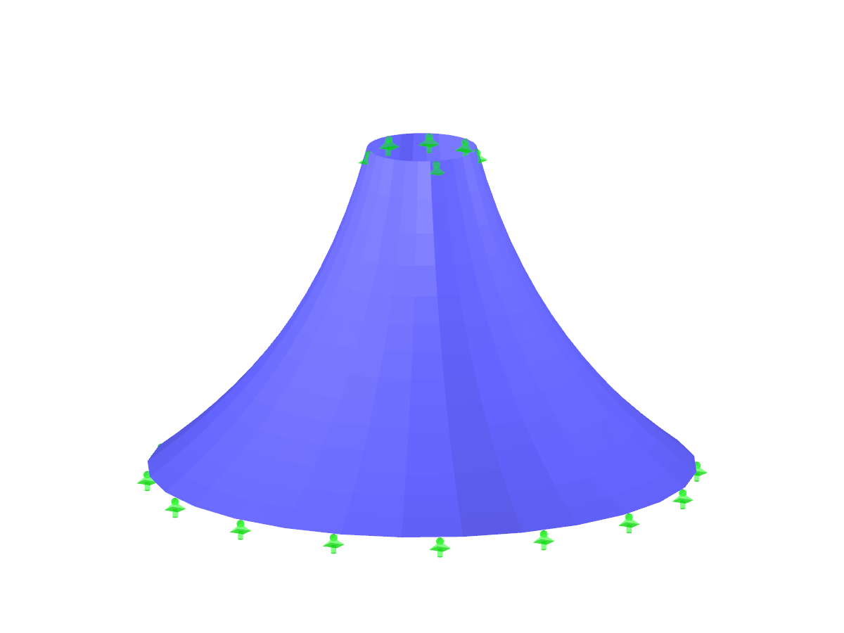 Estructura con membranas