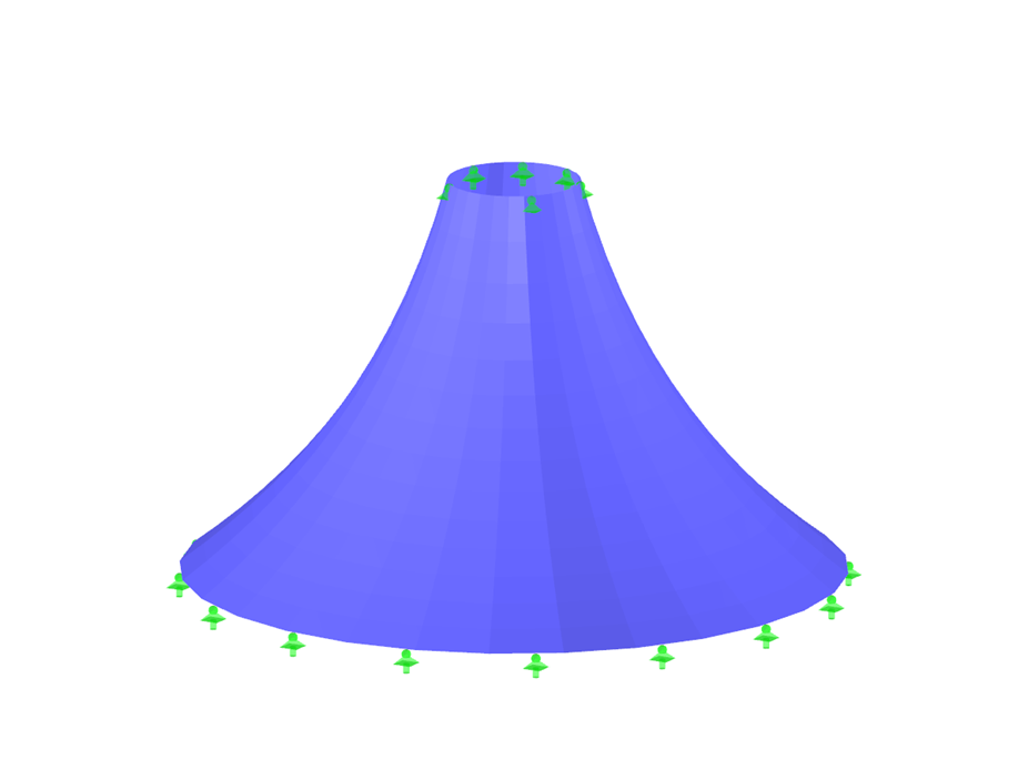 Estructura con membranas