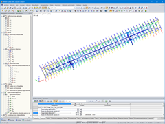 Visualización de la deformación del seguidor solar en RFEM