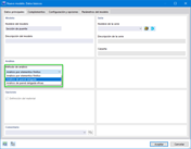 Selección de un método de análisis en RSECTION