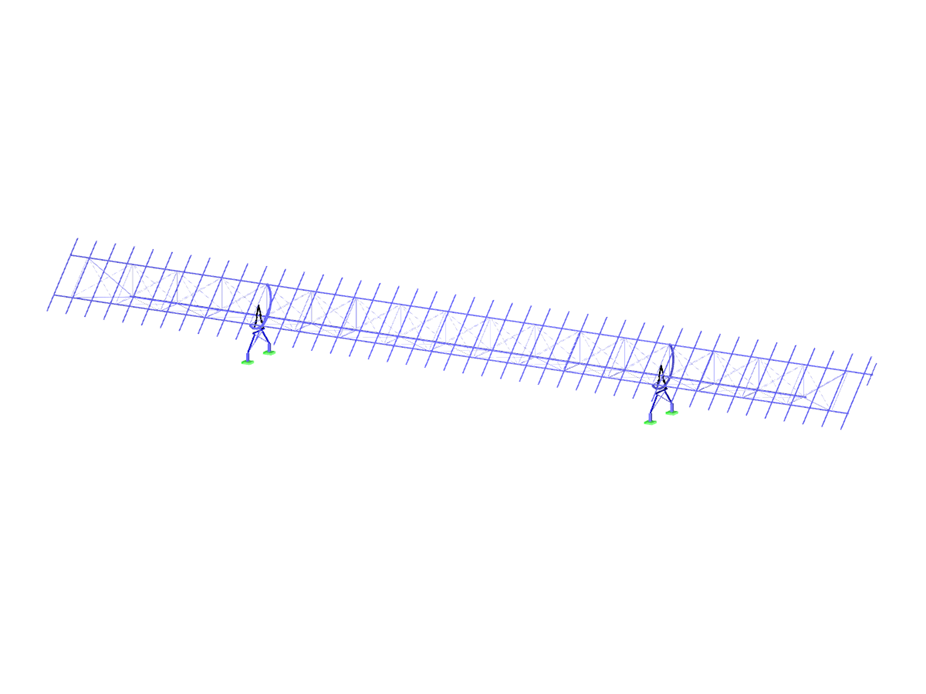 Modelo de seguidor solar en el software RFEM