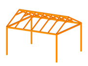Pérgola de madera con CIRSOC