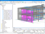Superficie de transmisión de cargas para considerar las cargas de viento en una fachada